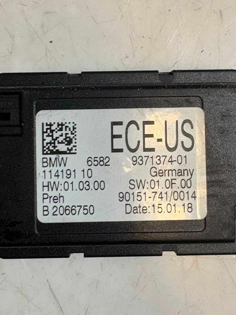 2018-2020 BMW 1' F20 LCI 125I B48 Idrive Touch Control Module 9371374 OEM