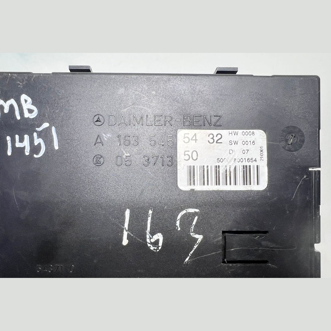 98-05 Mercedes W163 Body Comfort BCM Control Module Unit A163 5452832 OEM