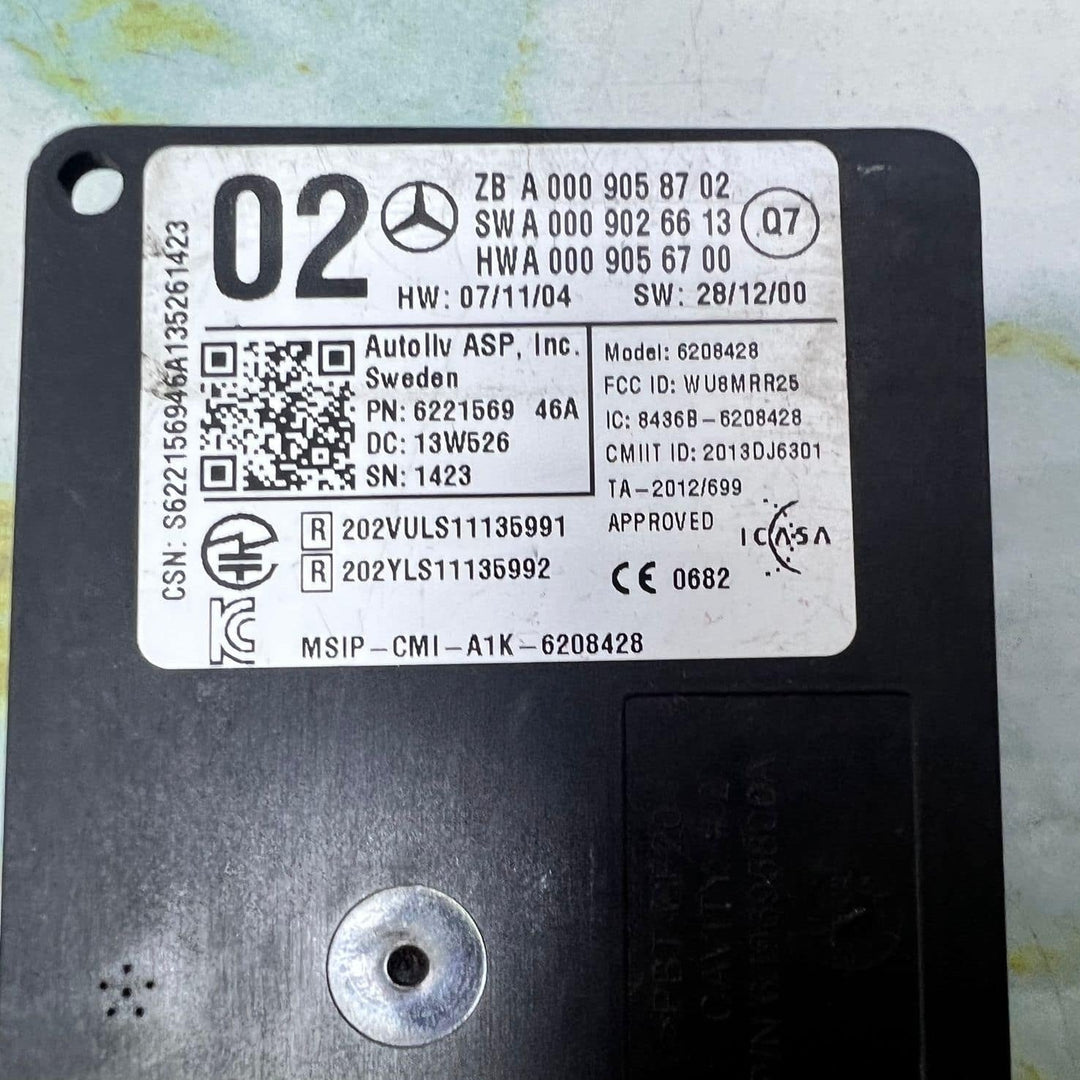14-17 Mercedes S550 Radar Sensor Blind Spot Assist Module A0009058702 W222, W212