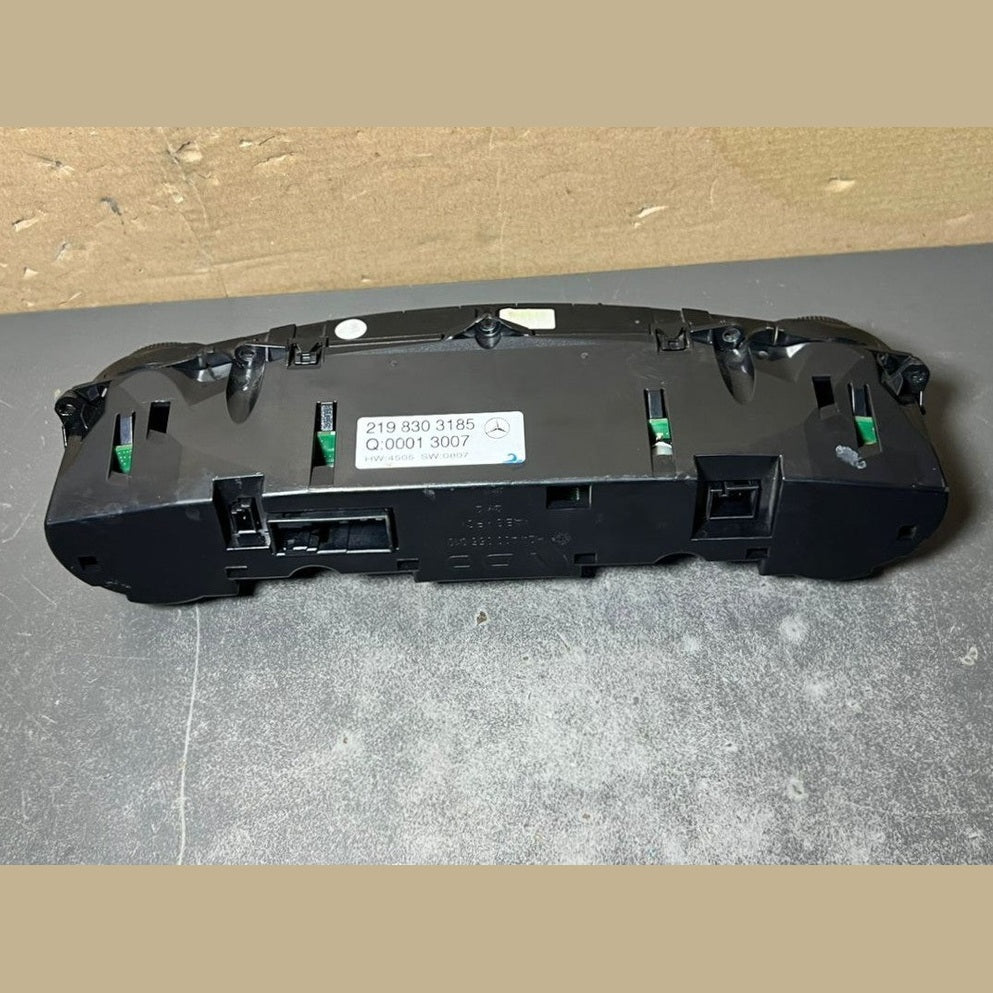 04-10 Mercedes-Benz W219 CLS A/C Heater Climate Control Panel A219 8303185