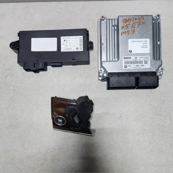 2007-2013 BMW X5 Engine Control Unit 7805585 X5 E70 3.0 DIESEL and E92 E93 330d