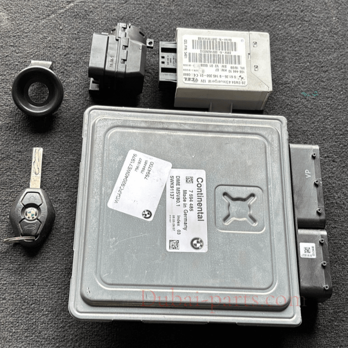 BMW E92 328XI AWD N51 MSV80.1 ECU DME CAS KEY UNIT SET OEM 7594485