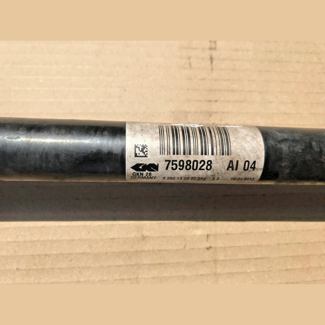 7598028 2011 - 2017 BMW X3 F25 28Xi Axle Shaft  Front RIGHT  Side