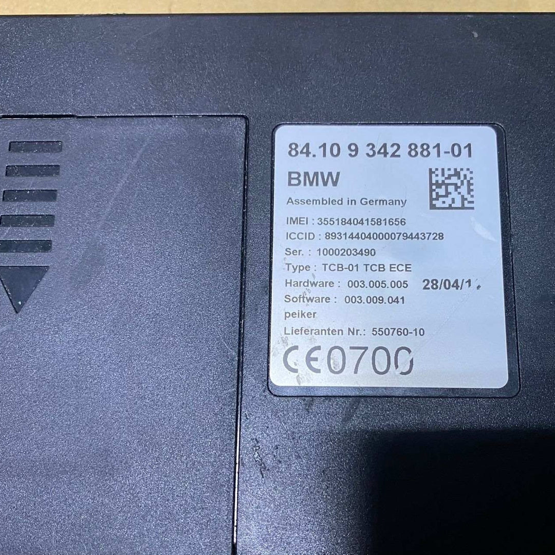 BMW F10, F20, F30, F31, and F32 Telematics Control Unit 9342881