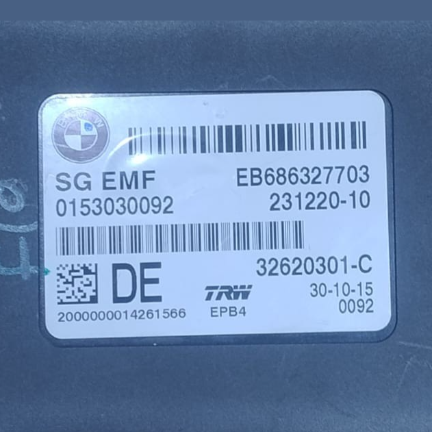 BMW F06 F10 F11 F12 F13 F25 X3 EMF ELECTRONIC PARKING BRAKE MODULE 6863277