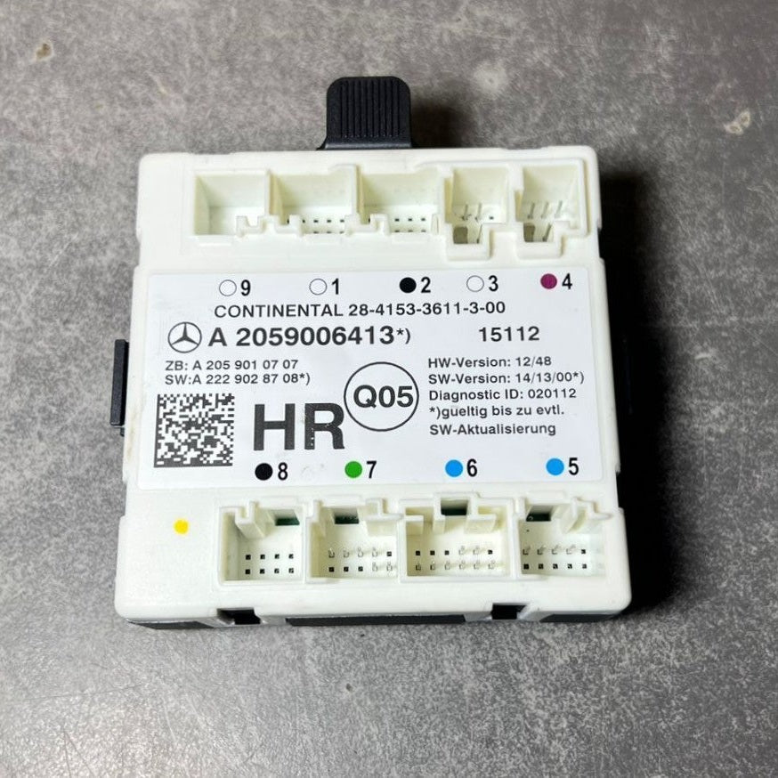 Mercedes-Benz W205 C-Class Rear Right Side Door Control Module A205 9006413 OEM
