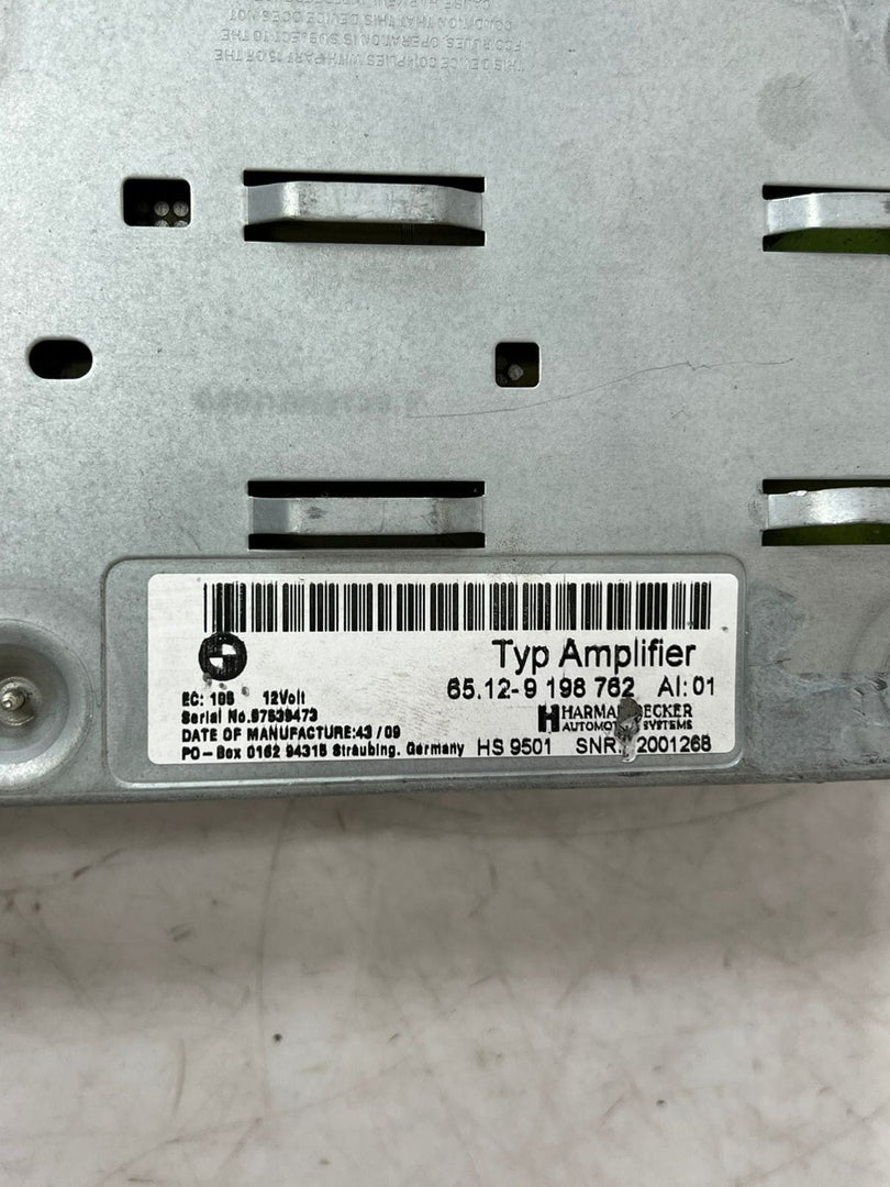 2009-2010 BMW 535i 535i HIFI Radio SOUND Receiver AMPLIFIER 9196762 OEM