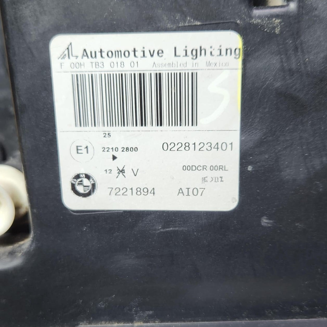 7221894 BMW Headlight X5 E70 Facelift right headlight assembly 2012