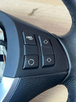 Load image into Gallery viewer, 2007-2013 BMW X5 E70 3-Spoke Leather Sport Steering Wheel 6789973