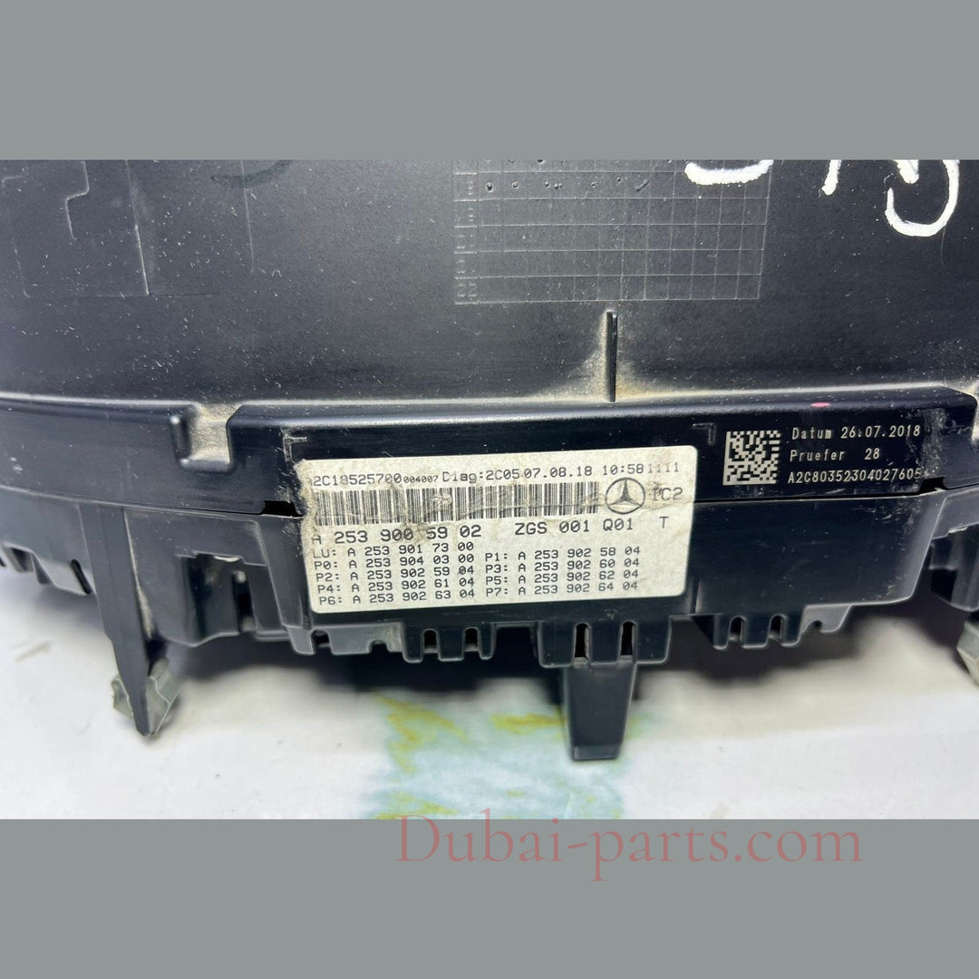 14-20 Mercedes-Benz W253 GLC Instrument Cluster Speedometer A253 9005902 OEM