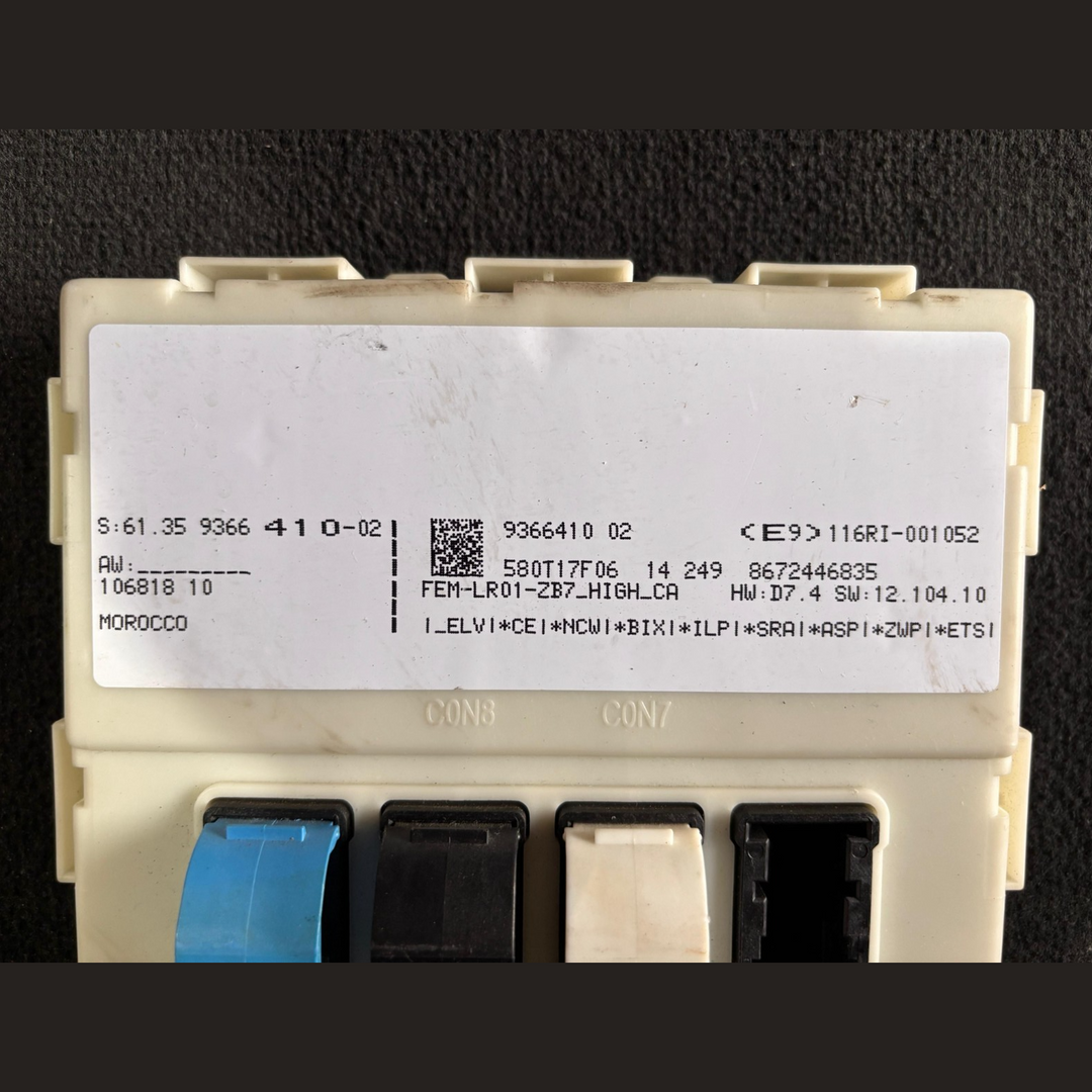 BMW F30 320i N20 ENGINE CONTROL ECU SET DME WITH KEY 8631725
