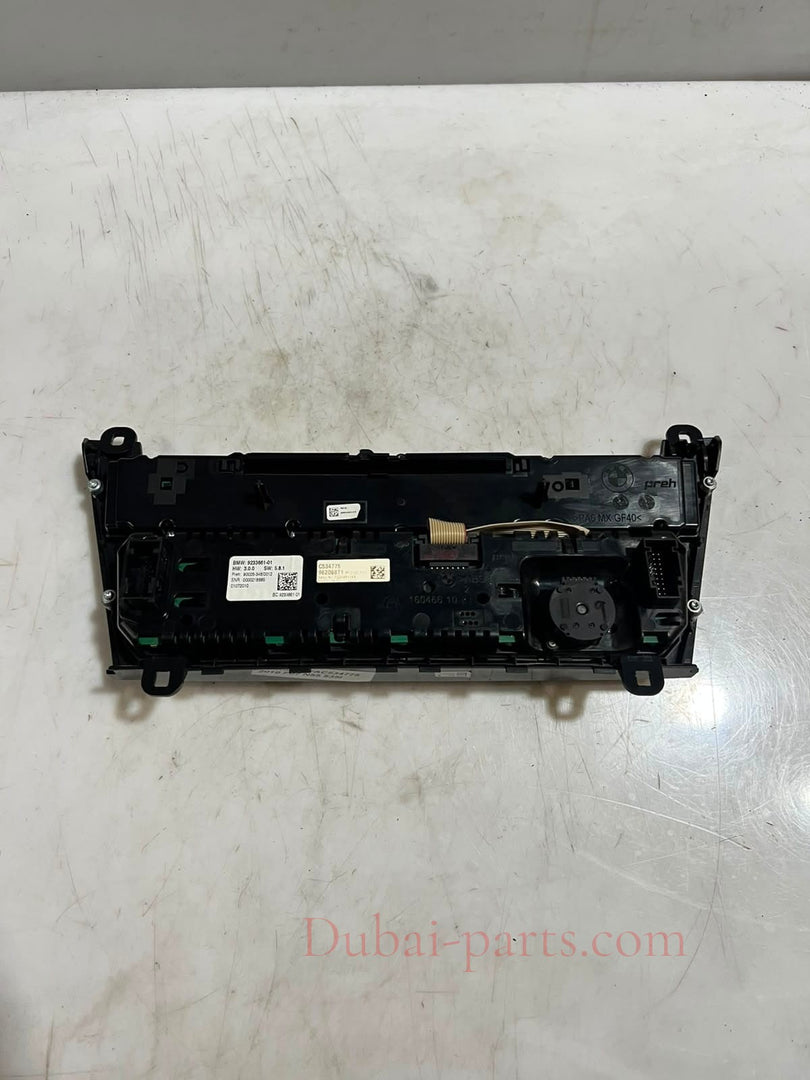 2020 BMW X3 F07 N55 535I AC Heater Control Panel 9233661 OEM