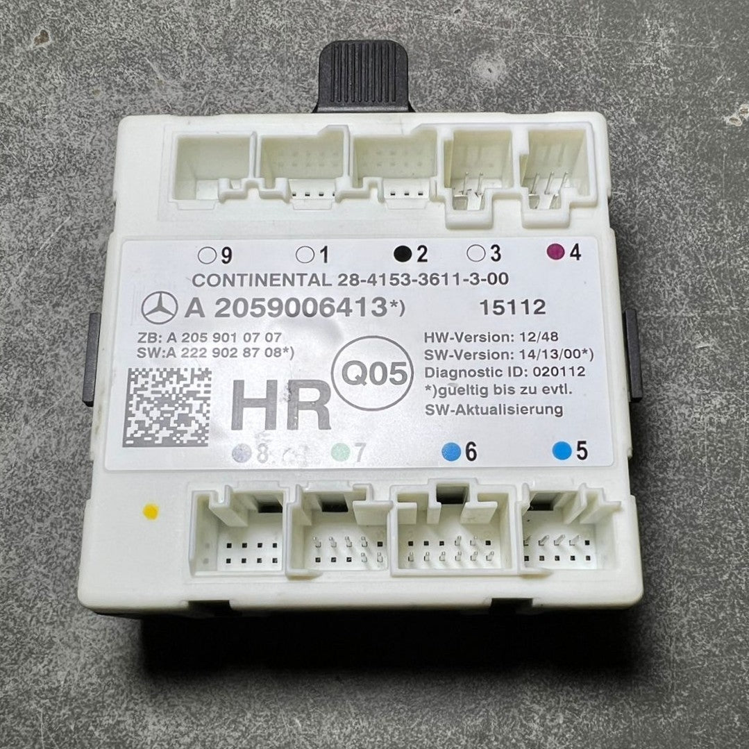 Mercedes-Benz W205 C-Class Rear Right Side Door Control Module A205 9006413 OEM