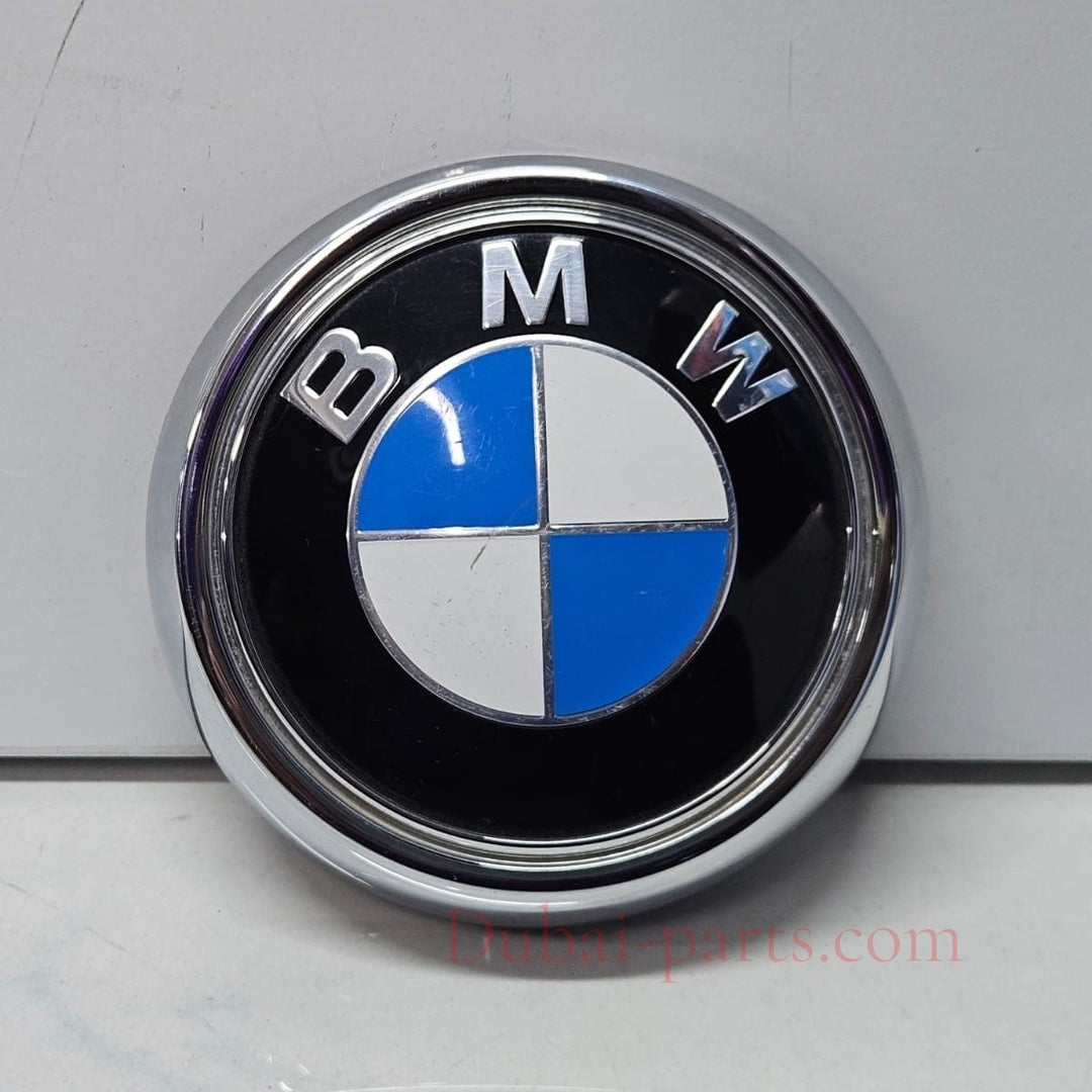 2011-2017 BMW X3 F25 TRUNK TAILGATE TRIM LOGO EMBLEM WITH BASE 7218565 OEM