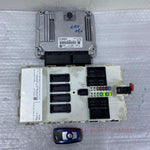 قم بتحميل الصورة إلى عارض الصور، OEM BMW 320d F30 N47 ENGINE CONTROL UNIT ECU SET DDE 8582155 BOSCH