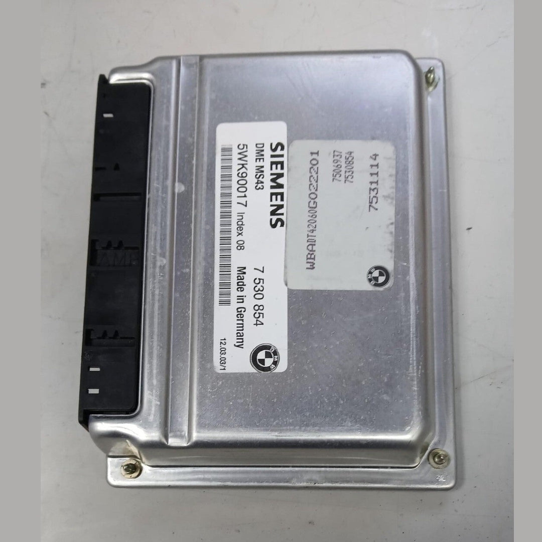 BMW 3,5 Z3 E46 E39 E36  M54 ENGINE CONTROL UNIT ECU MODULE DME MS43 7530854