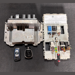 Load image into Gallery viewer, BMW 1 2 3 F20 F22 F30 1.8i B38 ENGINE CONTROL UNIT DME FEM KEY SET - 8674265