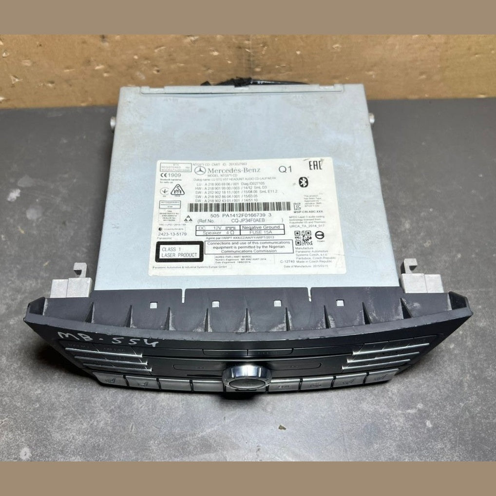 14–16 Mercedes-Benz W218 CLS Radio Audio Head Unit CD Player A218 9006906 OEM