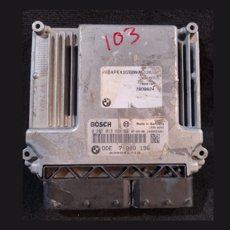 BMW X3 E83 LCI X3 2.0d N47 ENGINE CONTROL MODULE ECM DDE 7809196