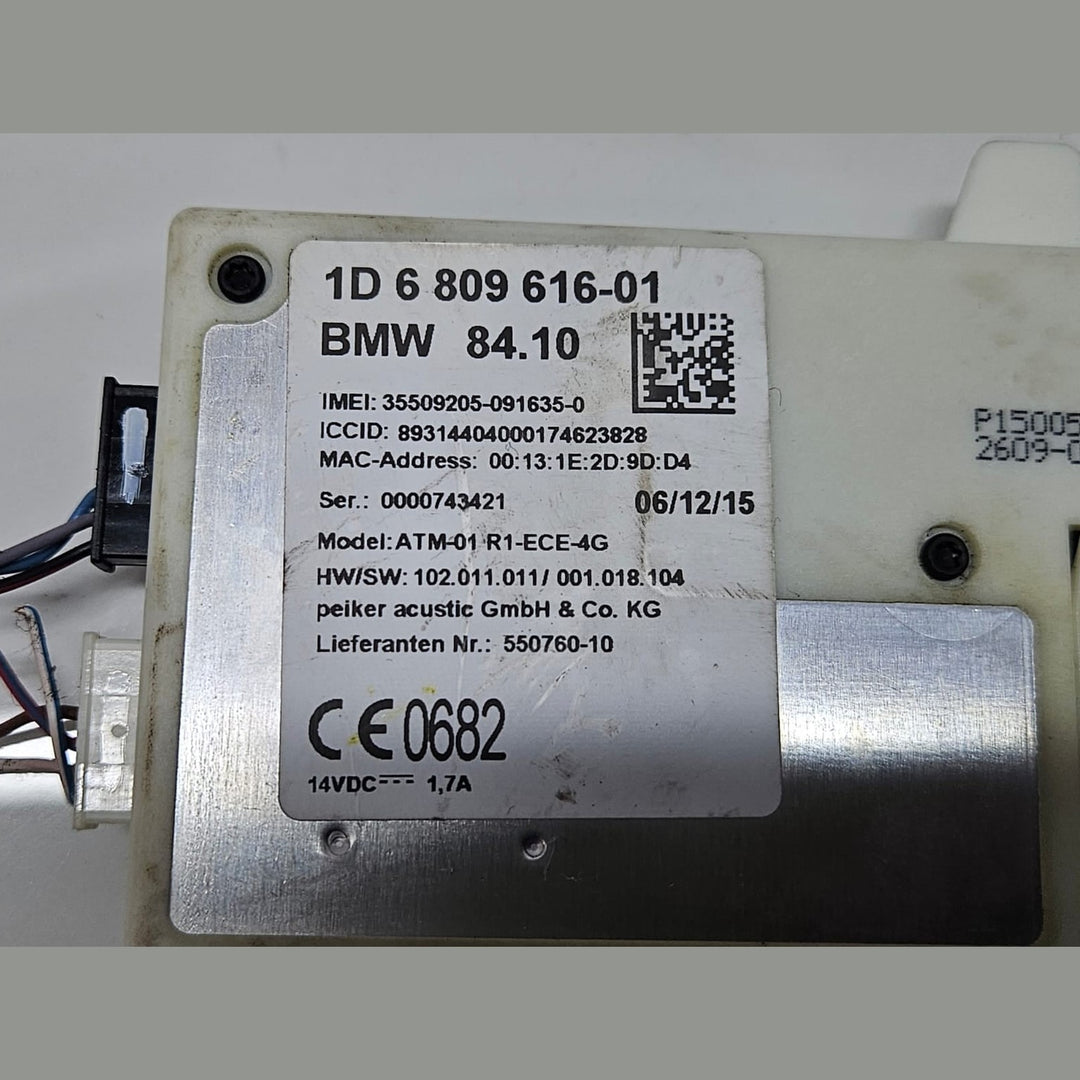 6809616-BMW F36 X5 F15 Telematic Control Module Unit OEM