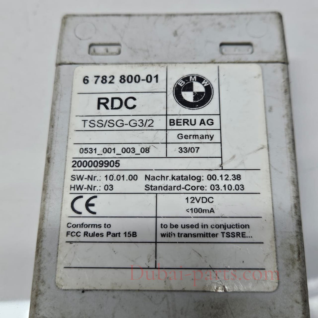 2007-2011 BMW E90 328i, E66 750Li, Tire Pressure Control Module 6782800