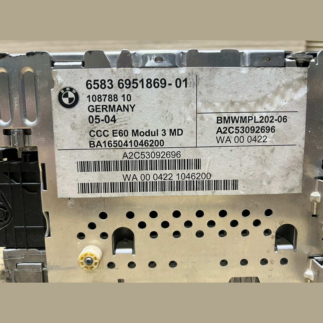 BMW Navigation System Cd Computer Module 6951869 E60 and E61
