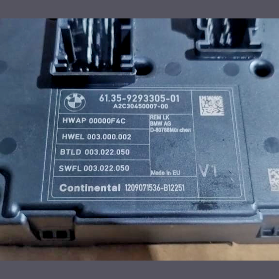 BMW F20 F21 F30 F31 REAR ELECTRONIC MODULE FUSE BOX CONTROL UNIT V1 REM -9293305