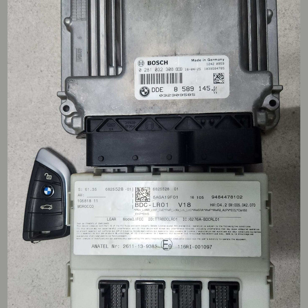 BMW Engine Control Unit DDE 85891451 Series F20 116D and 3 Series ECU SET DIESEL