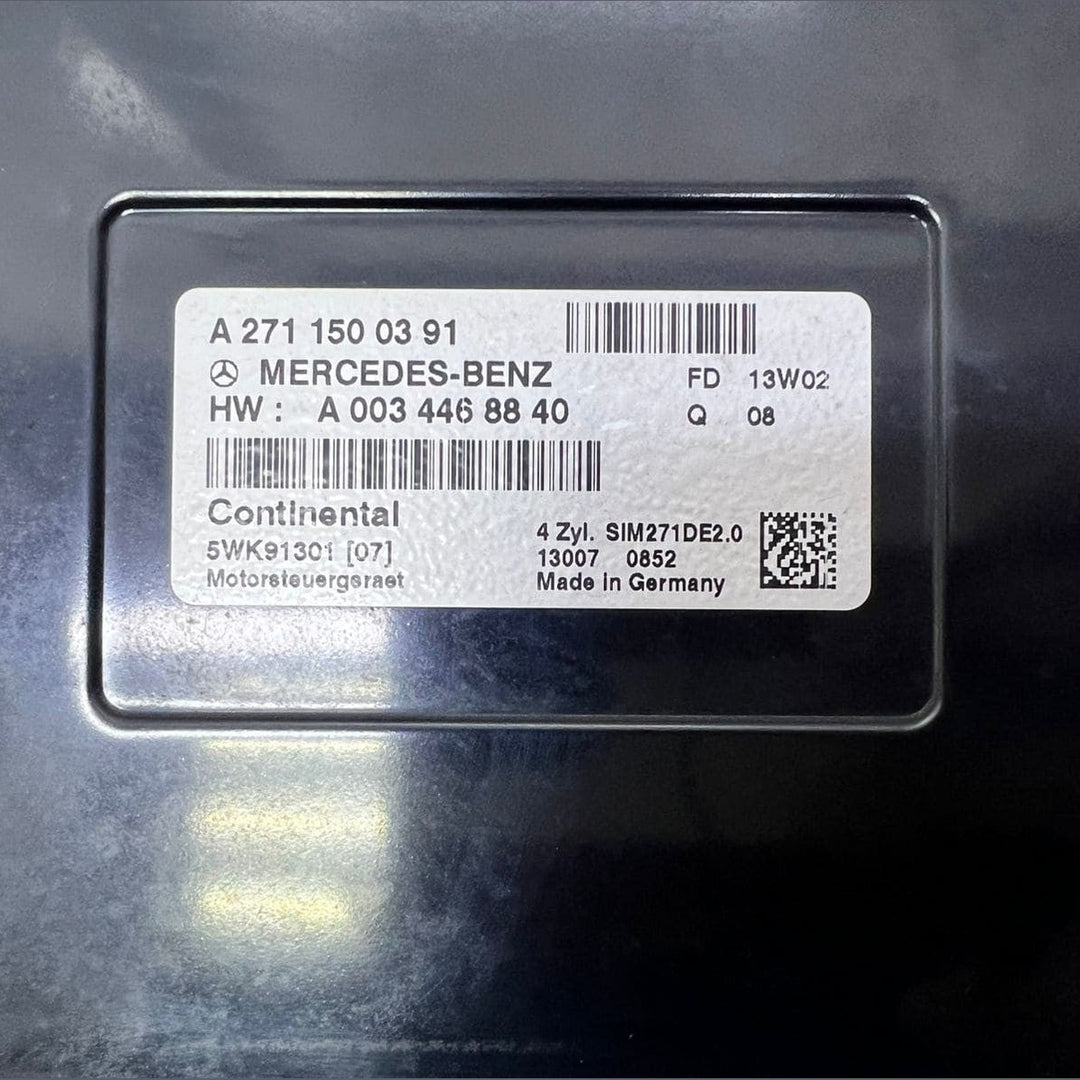 2012-2015 Mercedes C250 Engine Control Unit A2711500391 W204 C250 W212 E200, SLK