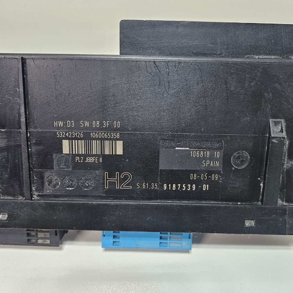 BMW 1 Series E87 ECU Body Control Module H2 Junction Box PL2 JBBFE II 9187539