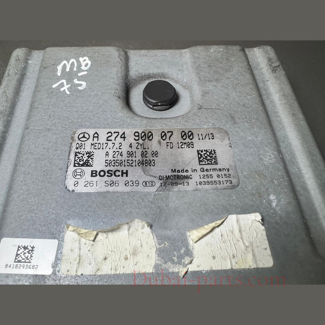 10-14 Mercedes W204 C-CLASS Engine Control Module Unit ECM ECU A274 9000700 OEM