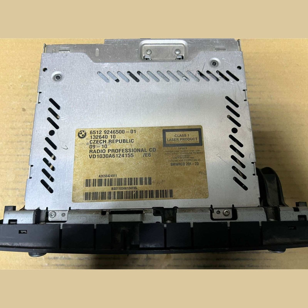 BMW Professional Cd Radio Player 9246500 E84 X1, E90, E91, E92, E93, E87, E88
