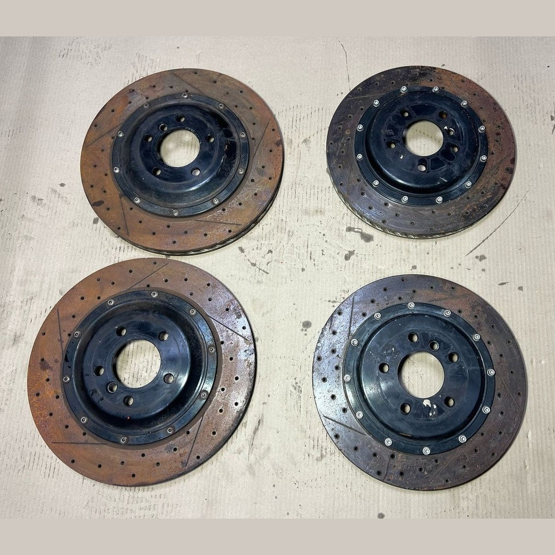 Mercedes-Benz E63 W212 E-Class Front \ Rear Brembo Red Calipers & Brake Discs