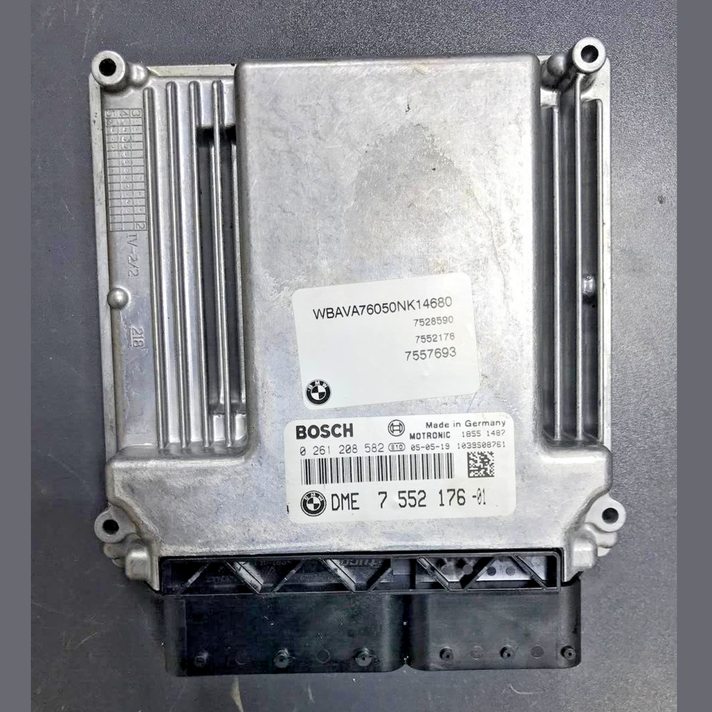 BMW 320i N46 E90 2005 ENGINE COMPUTER ECU MODULE ECM DME 7552176