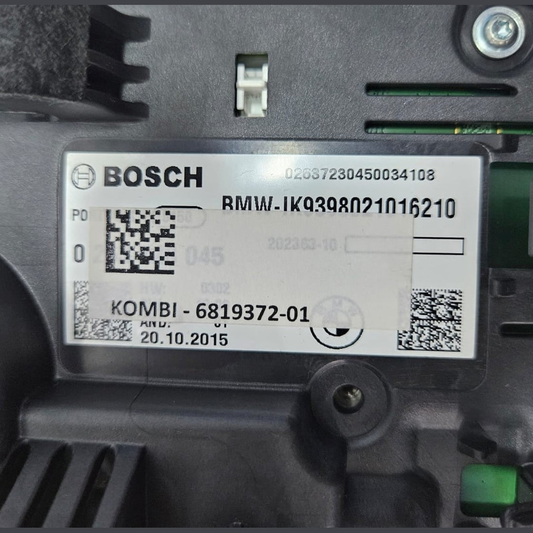 6819372-2016-2019 BMW 740i G11 G12 Digital Instrument Cluster Speedometer OEM