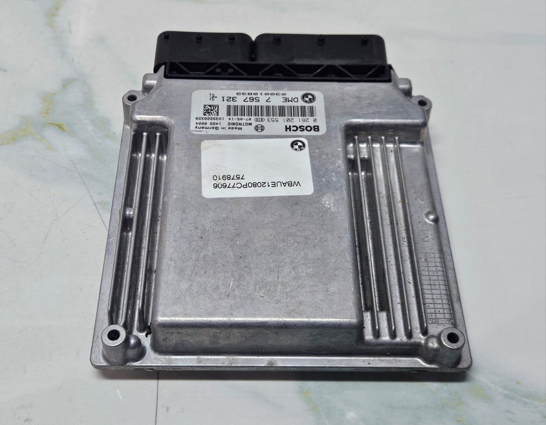 BMW 1' E87 LCI 116i N45N 2007 RHD Engine Control Unit DME ECU Only 7567321 OEM