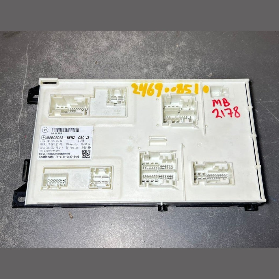 Mercedes W246 CLA B-Class Front SAM Body Control Module Unit A246 9008510 OEM