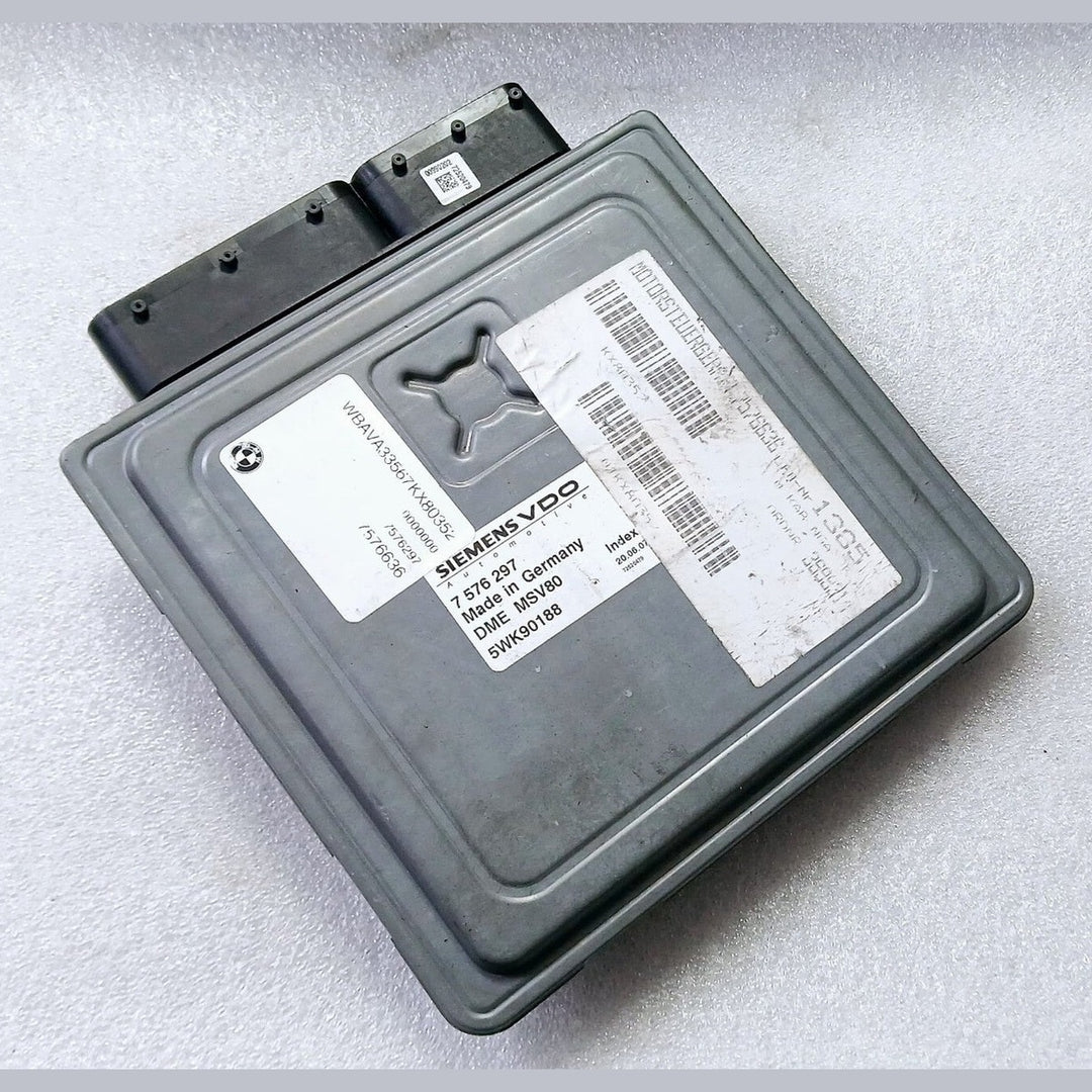 BMW 3,5 SERIES E90 E60 X5 E70 N52N ENGINE CONTROL UNIT ECM DME MSV80 7576297