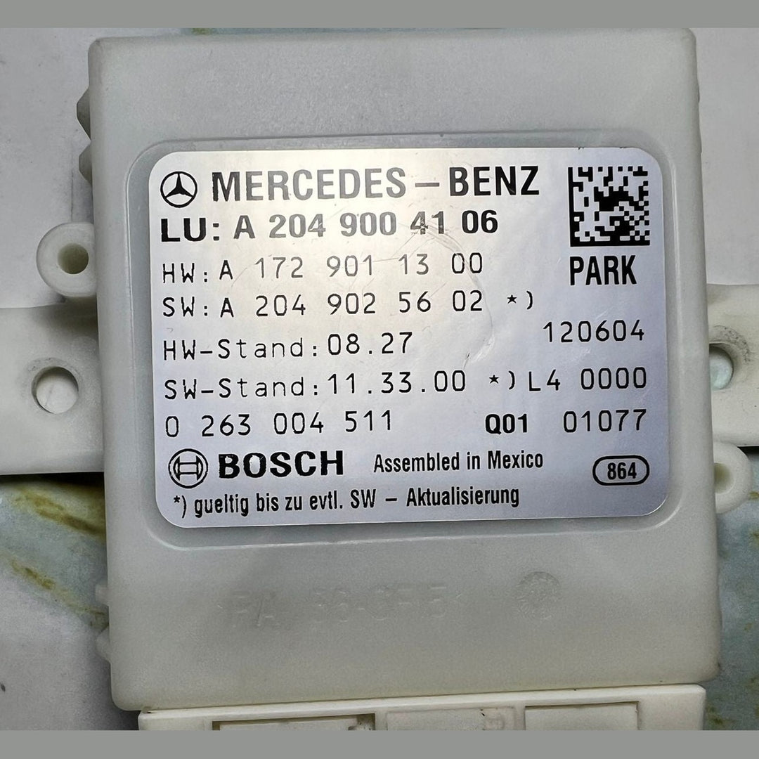 Mercedes-Benz W204 C-Class C200 Parking Distance Control Module A204 9004106 OEM