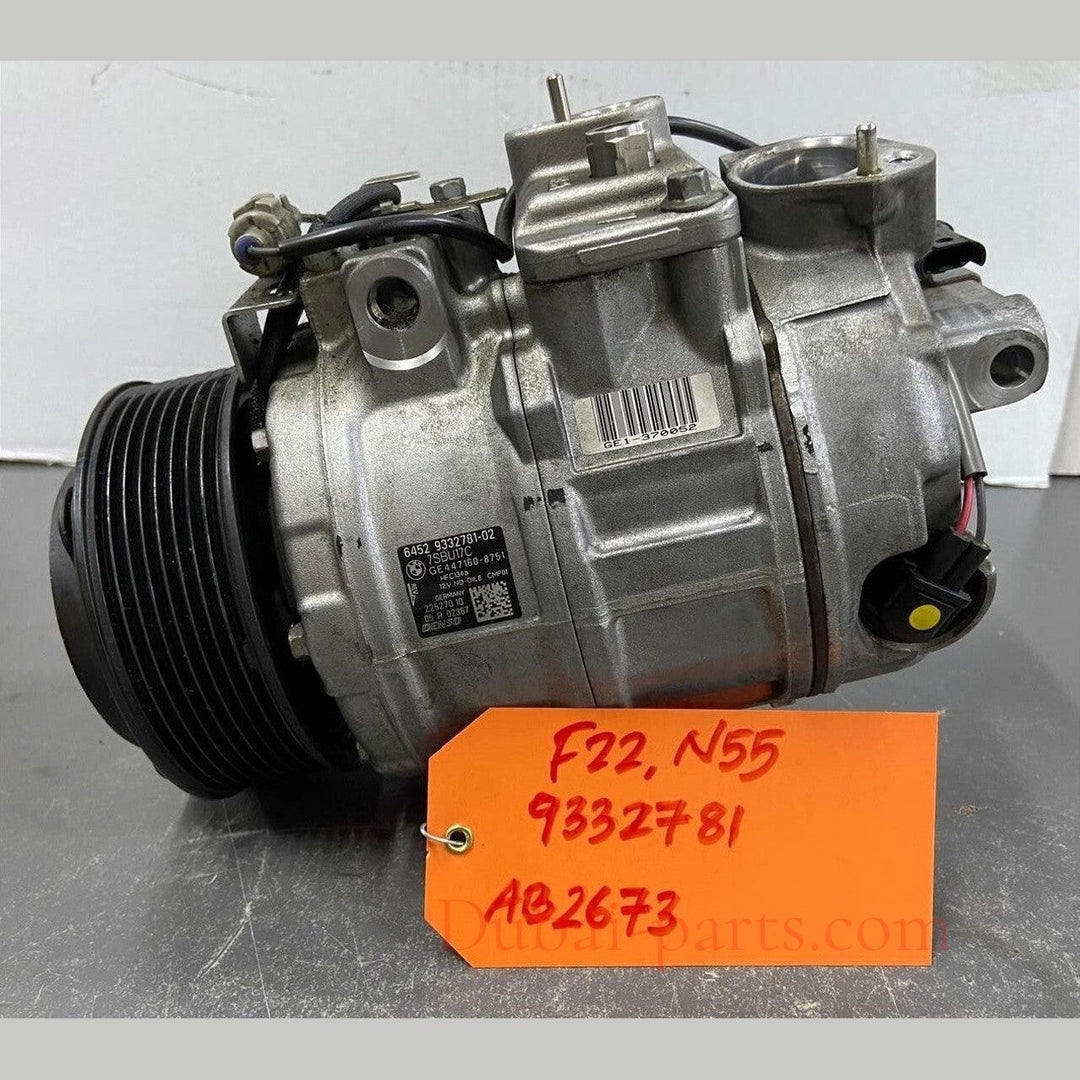 OEM BMW F22 F33 F82 M4 S55 N55 AC Compressor Clutch A/C Pump W/ Pulley 9332781