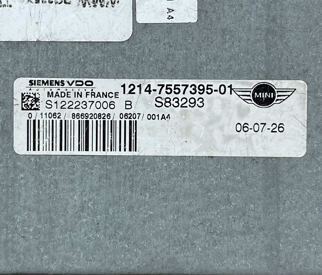 2012-2014 Mini Cooper Engine Control Module 7557395