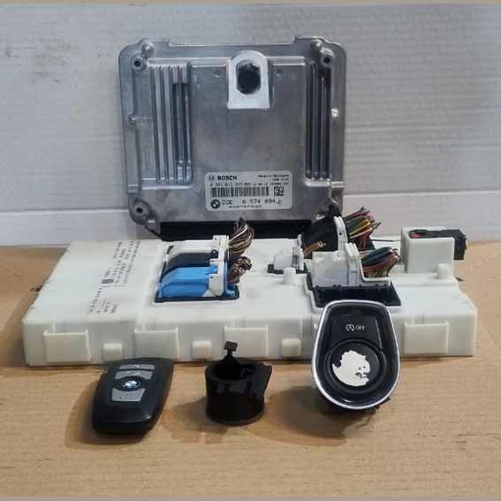 BMW F30 N47 F31 320D X3 F25 ENGINE CONTROL UNIT ECU SET DDE BASIC - 8574094