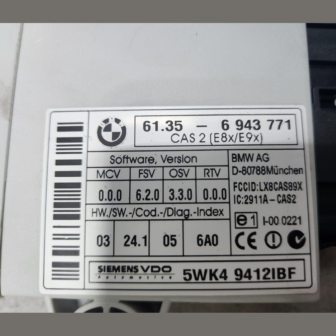 BMW Engine Control Unit 7550688 E81 E87 116i  N45 ECU SET 