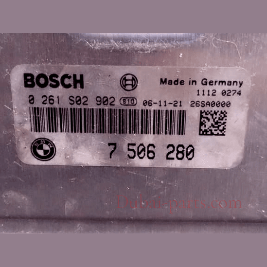 BMW 7 SERIES E65 E66 760i 760Li ENGINE CONTROL UNIT ECU ONLY - 7506280