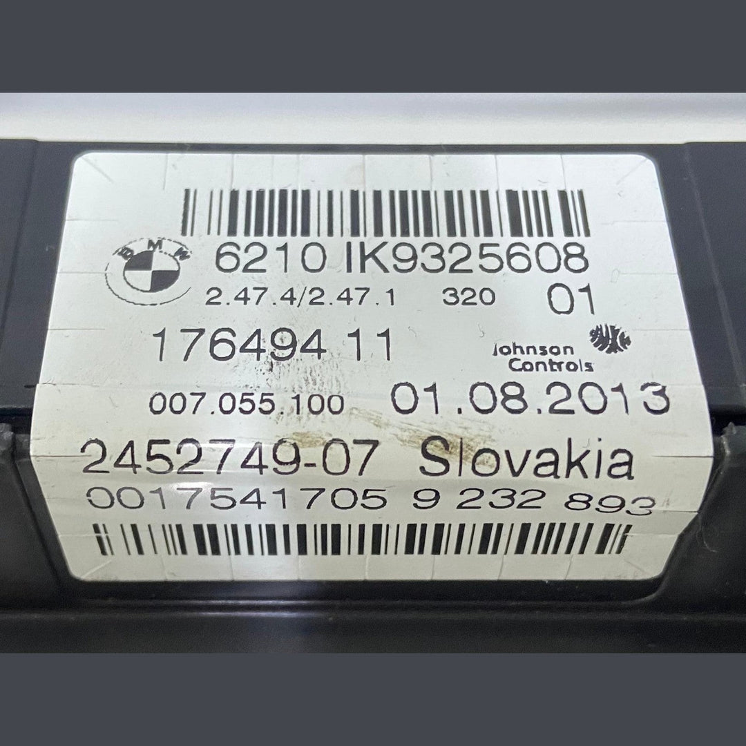 OEM BMW 3 SERIES F30 F31 F33 LCI DIESEL INSTRUMENT CLUSTER SPEEDOMETER 9232893