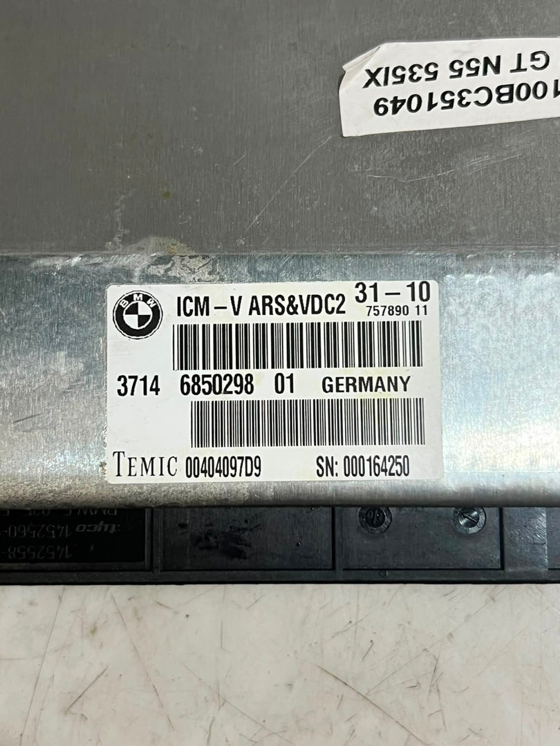 2011-2013 BMW 5 Series F10 F11 GT F07 528i Suspension Control Module 6850298