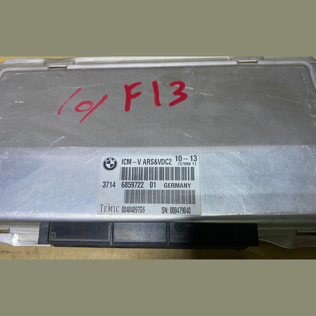 2014 BMW Alpina B7 Suspension Control Module 6859722 F07, F10, and F11 5-Series