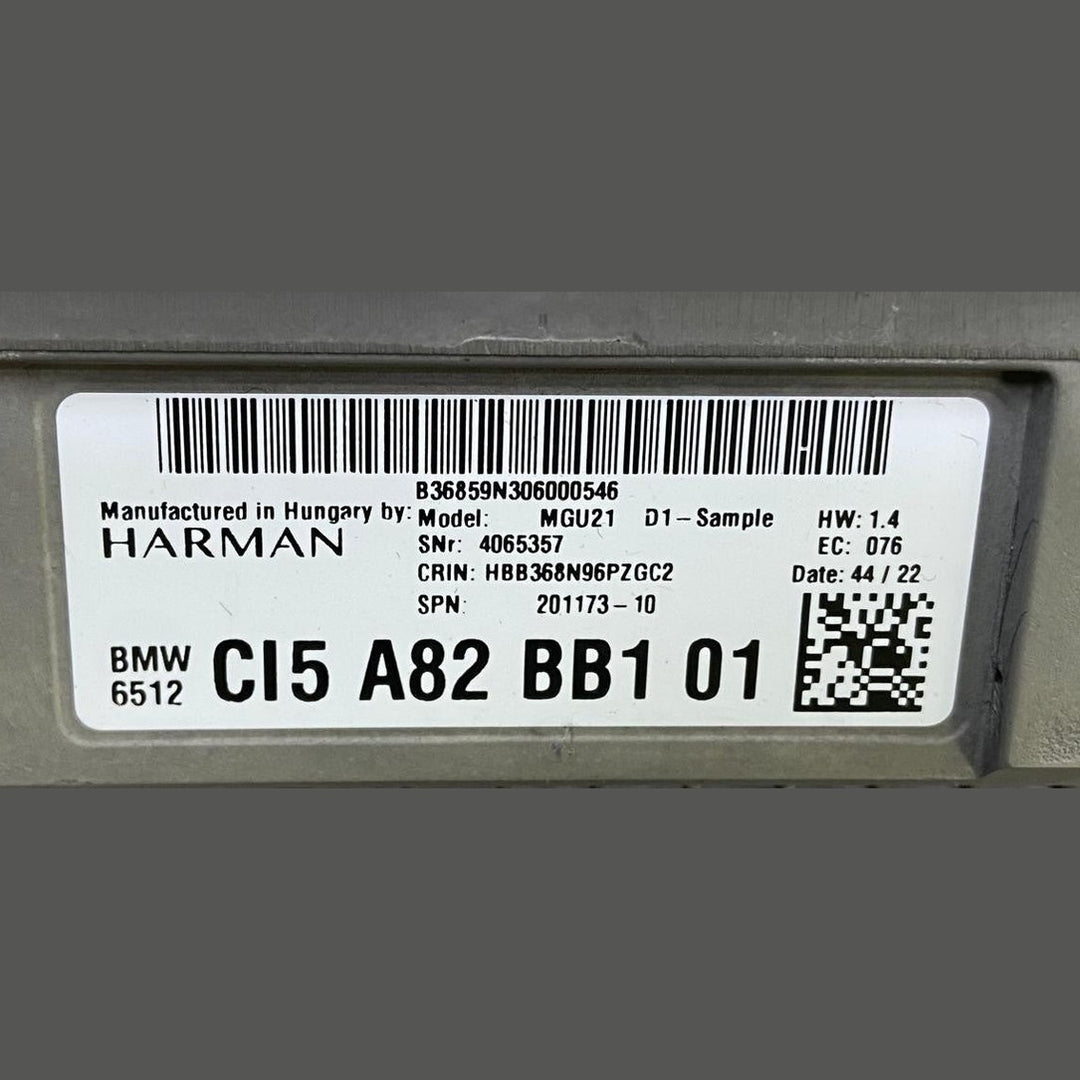 OEM BMWG80 M3 3 G-SERIES MMI AUDIO MULTIMEDIA HEAD UNIT 65.12-5A82BB1
