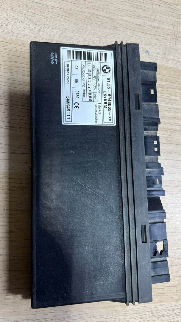 BMW Comfort Control Module 6943062  5 Series E60 E61, 6 Series E63 E64