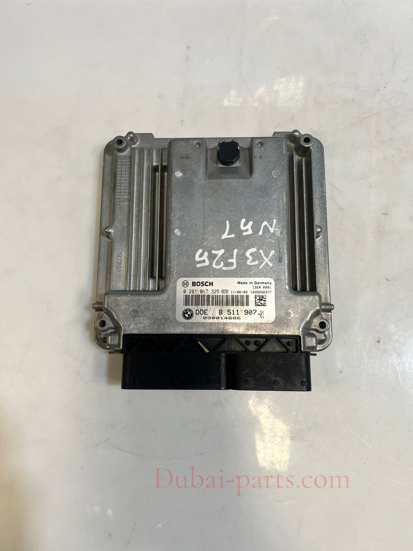 2010-2017 BMW X3 F25 N57 Engine Control Unit ECU SET DDE + CAS4+ 1KEY 8511907